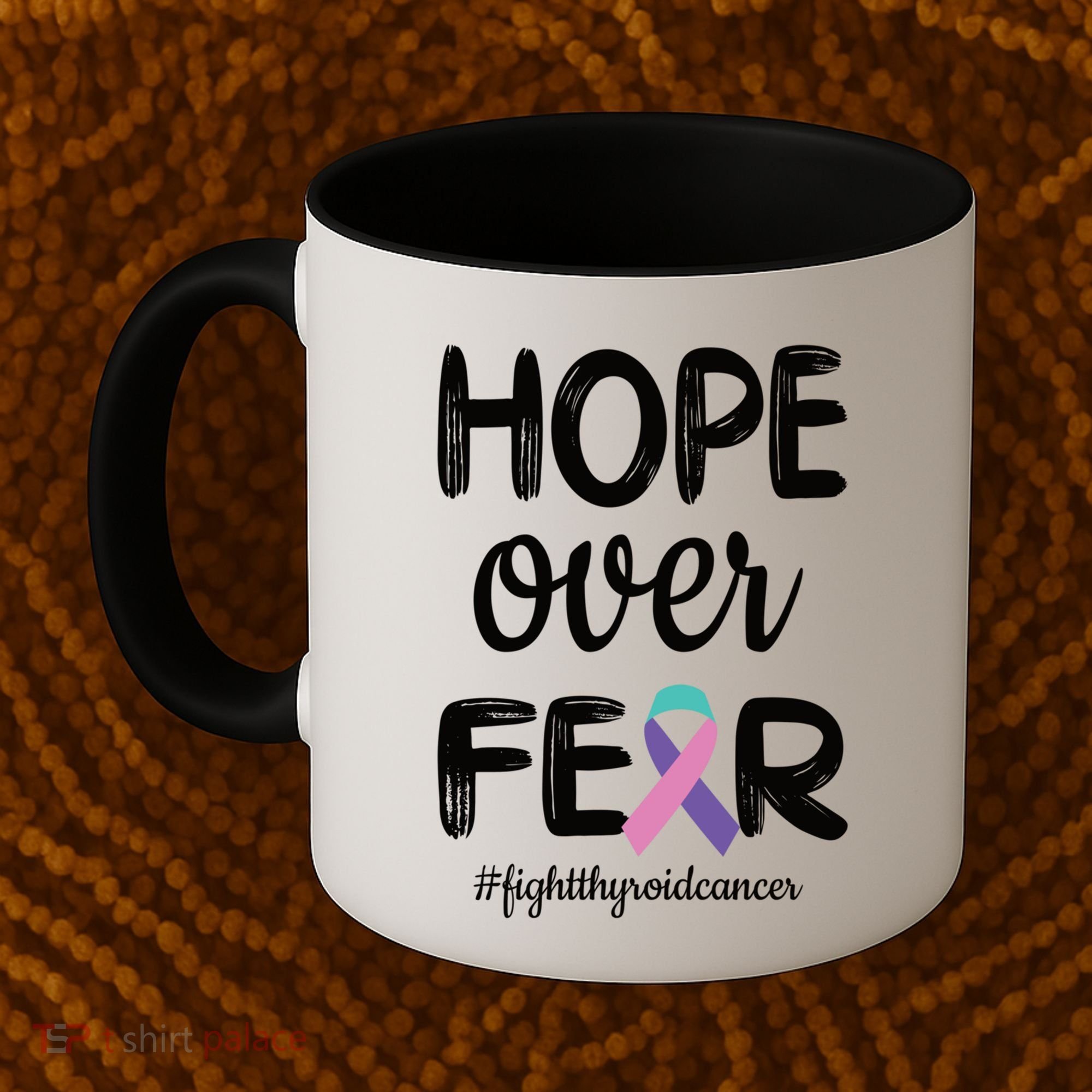 Thyroid Cancer Awareness Thyroid Cancer Warrior Gift Coffee Mug