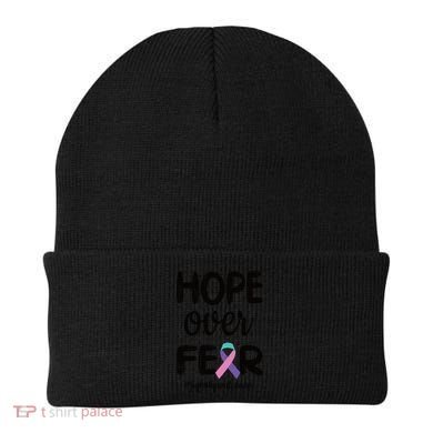 Thyroid Cancer Awareness Thyroid Cancer Warrior Gift Beanie