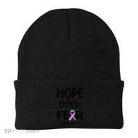 Thyroid Cancer Awareness Thyroid Cancer Warrior Gift Beanie thumb 0