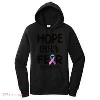 Thyroid Cancer Awareness Thyroid Cancer Warrior Gift Women's Hoodie thumb 0