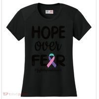 Thyroid Cancer Awareness Thyroid Cancer Warrior Gift Women's Cooling Performance Crew T-Shirt thumb 0