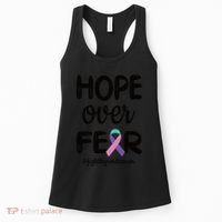 Thyroid Cancer Awareness Thyroid Cancer Warrior Gift Women's Tank Top thumb 0