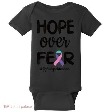 Thyroid Cancer Awareness Thyroid Cancer Warrior Gift Baby Bodysuit