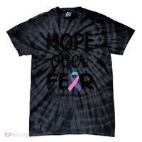 Thyroid Cancer Awareness Thyroid Cancer Warrior Gift Tie-Dye T-Shirt thumb 0