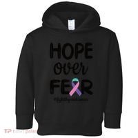 Thyroid Cancer Awareness Thyroid Cancer Warrior Gift Toddler Hoodie thumb 0