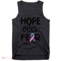 Thyroid Cancer Awareness Thyroid Cancer Warrior Gift Tank Top thumb 0