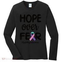 Thyroid Cancer Awareness Thyroid Cancer Warrior Gift Women's Long Sleeve Shirt thumb 0