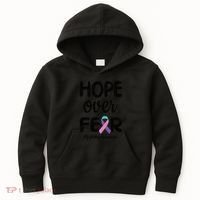 Thyroid Cancer Awareness Thyroid Cancer Warrior Gift Kids Hoodie thumb 0
