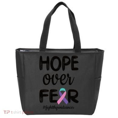 Thyroid Cancer Awareness Thyroid Cancer Warrior Gift Tote Bag