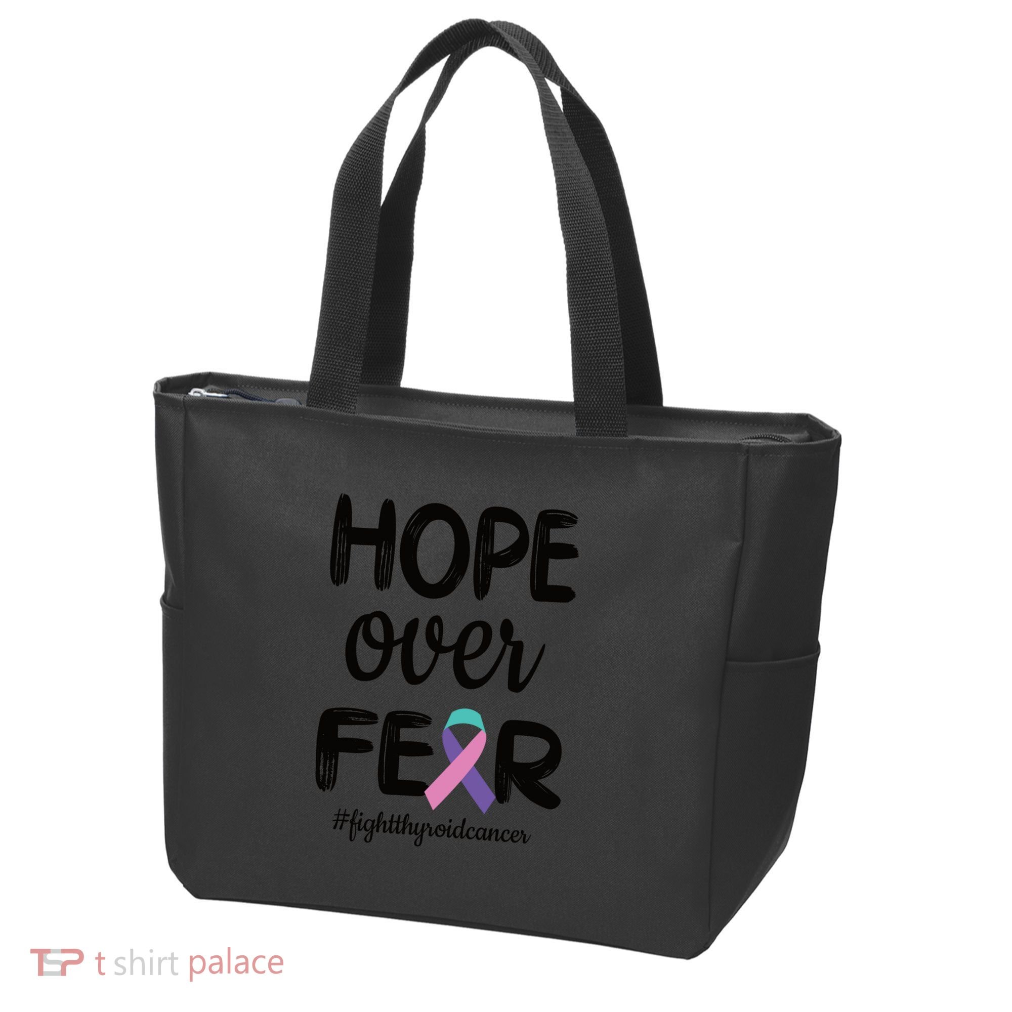 Thyroid Cancer Awareness Thyroid Cancer Warrior Gift Tote Bag