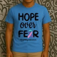 Thyroid Cancer Awareness Thyroid Cancer Warrior Gift T-Shirt thumb 3