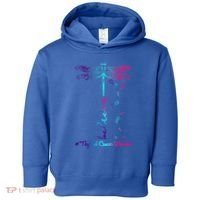 Thyroid Cancer Awareness Warrior Dragonfly Believe Hope Gift Toddler Hoodie thumb 0