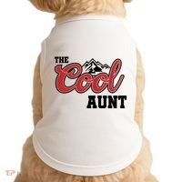 The Cool Aunt Funny Family Beer Lover Joke Doggie Tank thumb 0
