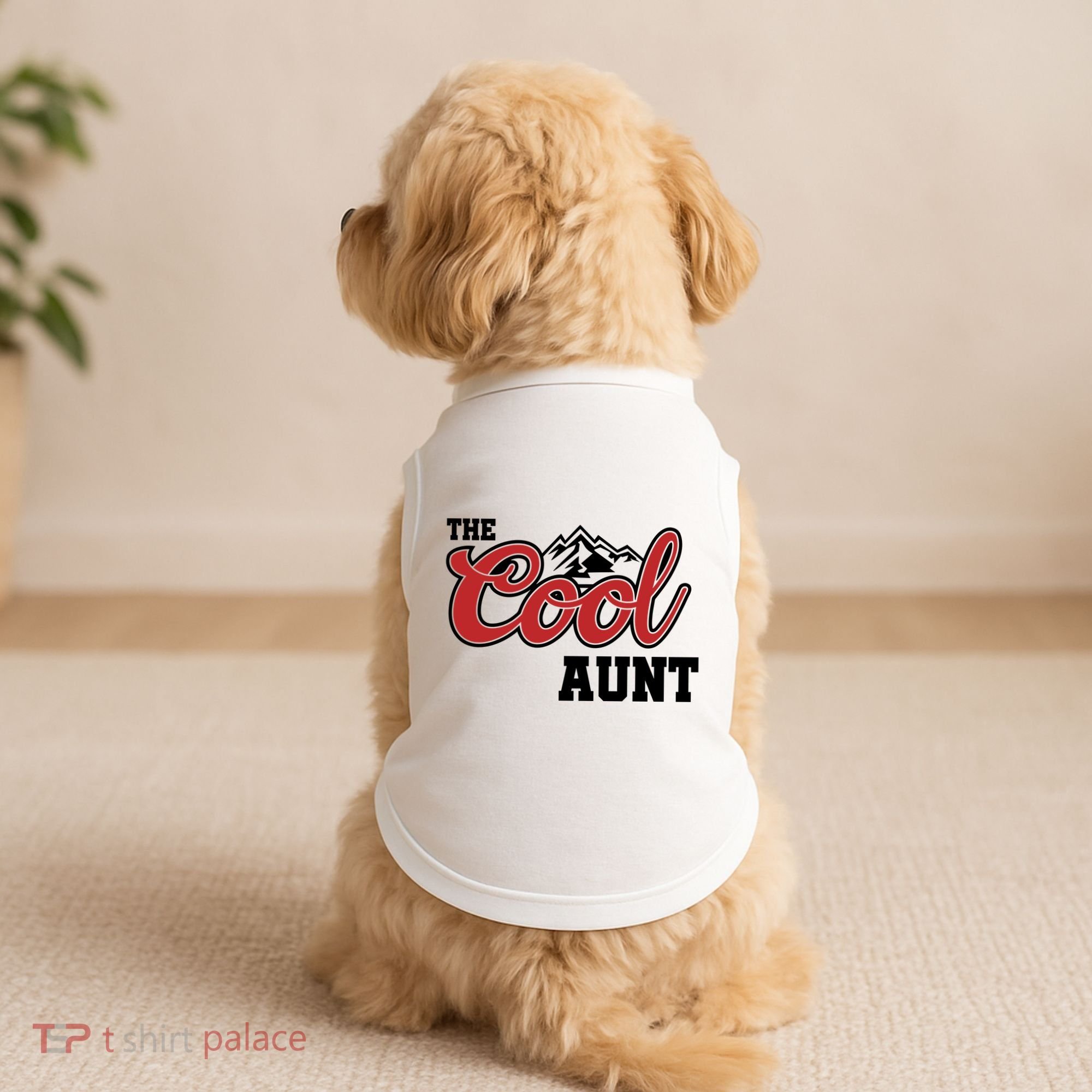 The Cool Aunt Funny Family Beer Lover Joke Doggie Tank