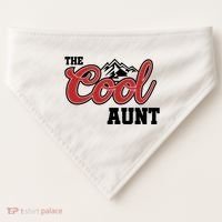 The Cool Aunt Funny Family Beer Lover Joke USA-Made Doggie Bandana thumb 0