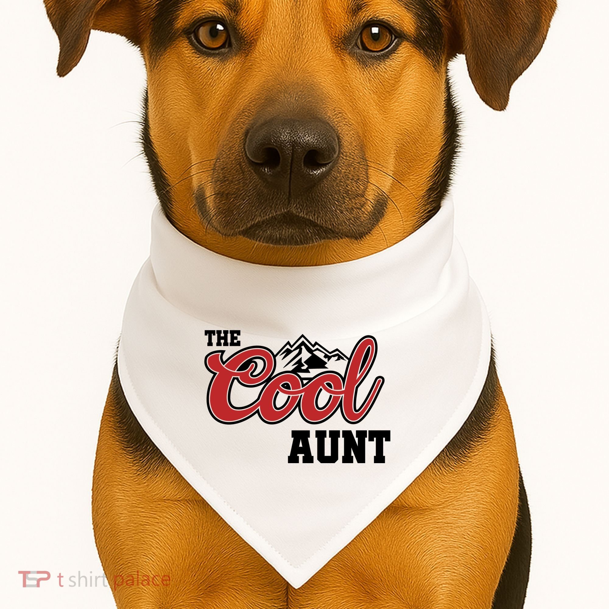 The Cool Aunt Funny Family Beer Lover Joke USA-Made Doggie Bandana