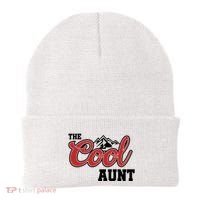 The Cool Aunt Funny Family Beer Lover Joke Beanie thumb 0