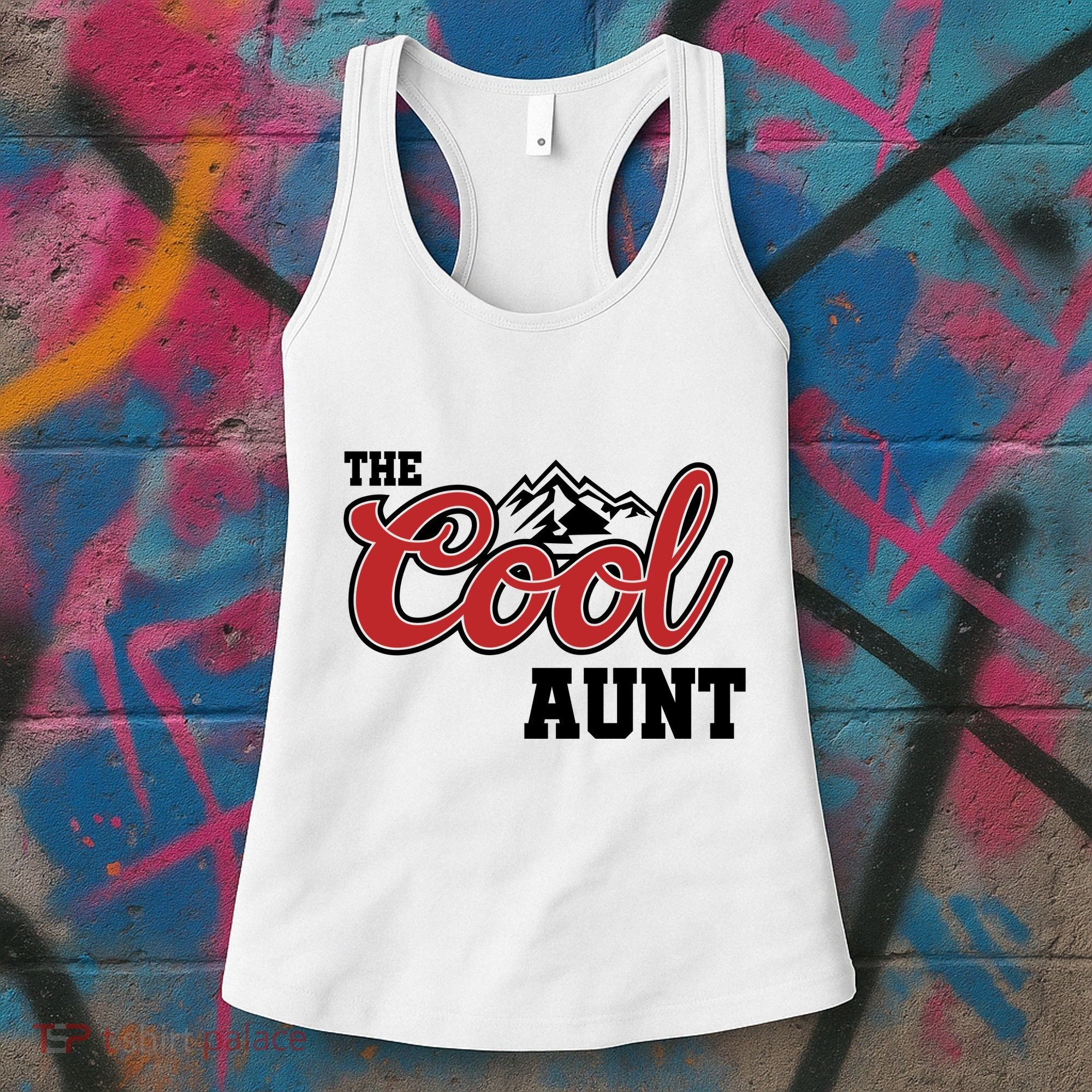 The Cool Aunt Funny Family Beer Lover Joke Women's Tank Top