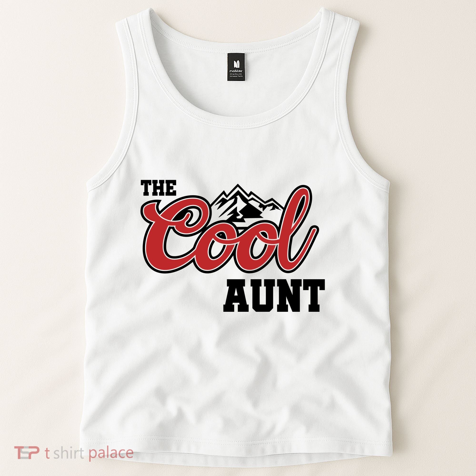 The Cool Aunt Funny Family Beer Lover Joke Tank Top