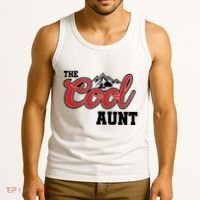 The Cool Aunt Funny Family Beer Lover Joke Tank Top thumb 3