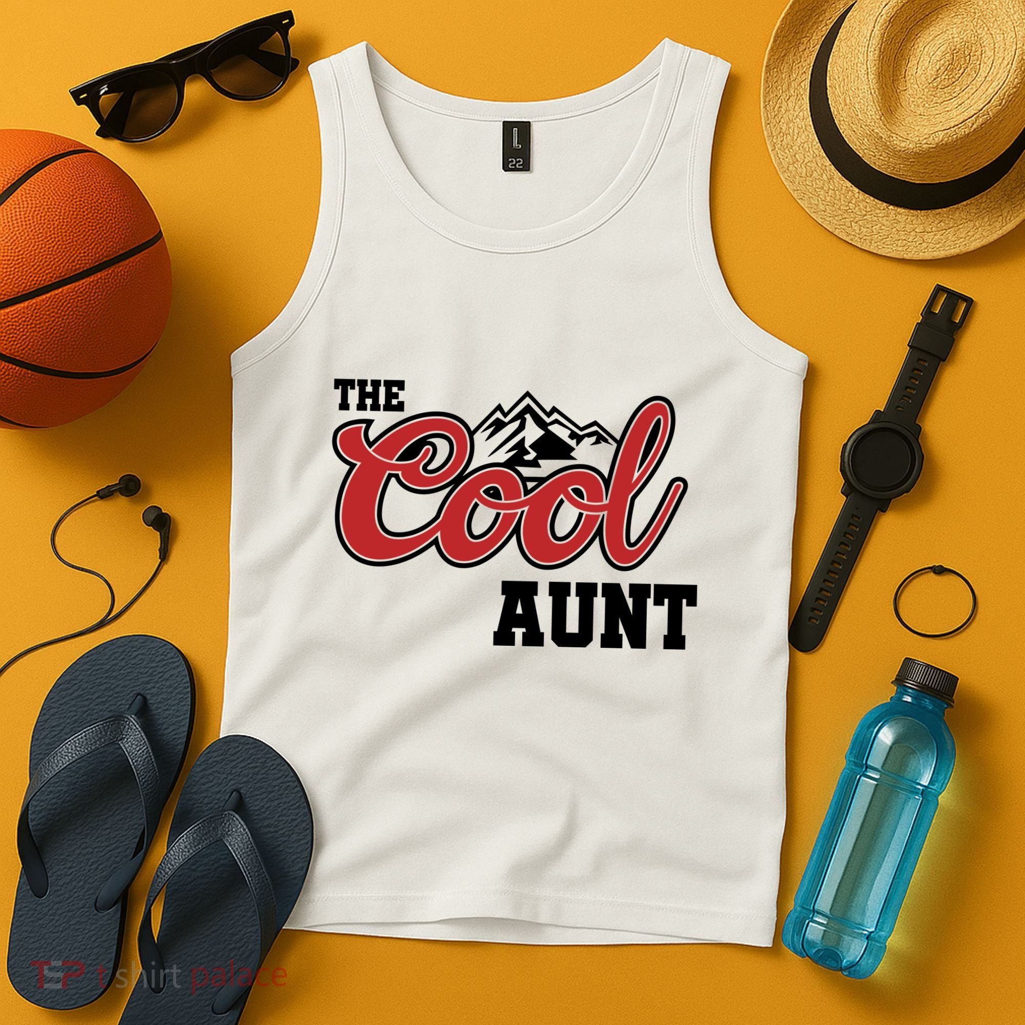 The Cool Aunt Funny Family Beer Lover Joke Tank Top