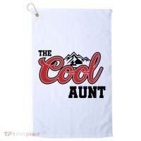 The Cool Aunt Funny Family Beer Lover Joke Golf Towel thumb 0