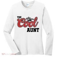 The Cool Aunt Funny Family Beer Lover Joke Women's Long Sleeve Shirt thumb 0