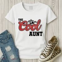 The Cool Aunt Funny Family Beer Lover Joke Women's T-Shirt thumb 3