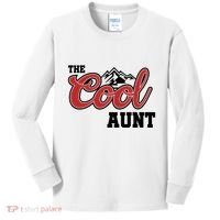 The Cool Aunt Funny Family Beer Lover Joke Kids Long Sleeve Shirt thumb 0