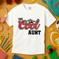 The Cool Aunt Funny Family Beer Lover Joke Kids T-Shirt thumb 3