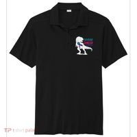 Thyroid Cancer Awareness Cool TRex Warrior Survivor Fighter Sport-Tek Posi-UV Pro Polo thumb 0
