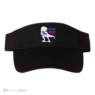 Thyroid Cancer Awareness Cool TRex Warrior Survivor Fighter Visor