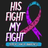 Thyroid Cancer Awareness Ribbon Endocrinologist Gift Idea Women's Sweatshirt thumb 2