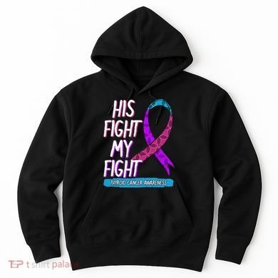 Thyroid Cancer Awareness Ribbon Endocrinologist Gift Idea Hoodie