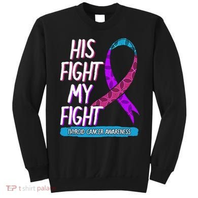 Thyroid Cancer Awareness Ribbon Endocrinologist Gift Idea Sweatshirt