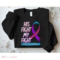 Thyroid Cancer Awareness Ribbon Endocrinologist Gift Idea Sweatshirt thumb 2