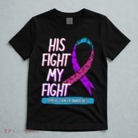 Thyroid Cancer Awareness Ribbon Endocrinologist Gift Idea T-Shirt thumb 5