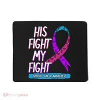Thyroid Cancer Awareness Ribbon Endocrinologist Gift Idea Mousepad thumb 0