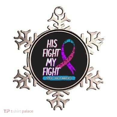 Thyroid Cancer Awareness Ribbon Endocrinologist Gift Idea Ornament