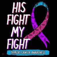 Thyroid Cancer Awareness Ribbon Endocrinologist Gift Idea Ornament thumb 1
