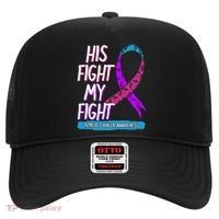 Thyroid Cancer Awareness Ribbon Endocrinologist Gift Idea Hat thumb 0