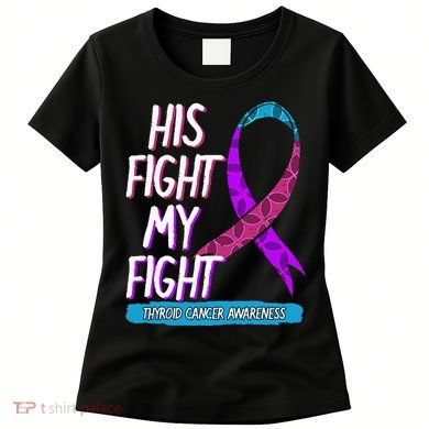 Thyroid Cancer Awareness Ribbon Endocrinologist Gift Idea Women's T-Shirt