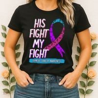 Thyroid Cancer Awareness Ribbon Endocrinologist Gift Idea Women's T-Shirt thumb 2