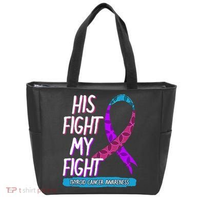 Thyroid Cancer Awareness Ribbon Endocrinologist Gift Idea Tote Bag