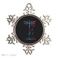 Thyroid Cancer Awareness Warrior Dragonfly Believe Hope Ornament thumb 0
