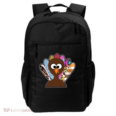 Turkey Colorful Abstract Thanksgiving Backpack