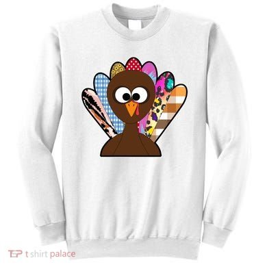 Turkey Colorful Abstract Thanksgiving Sweatshirt