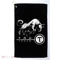 Tao Coin Bittensor Token In A Blockchain Crypto Bullrun Golf Towel thumb 0