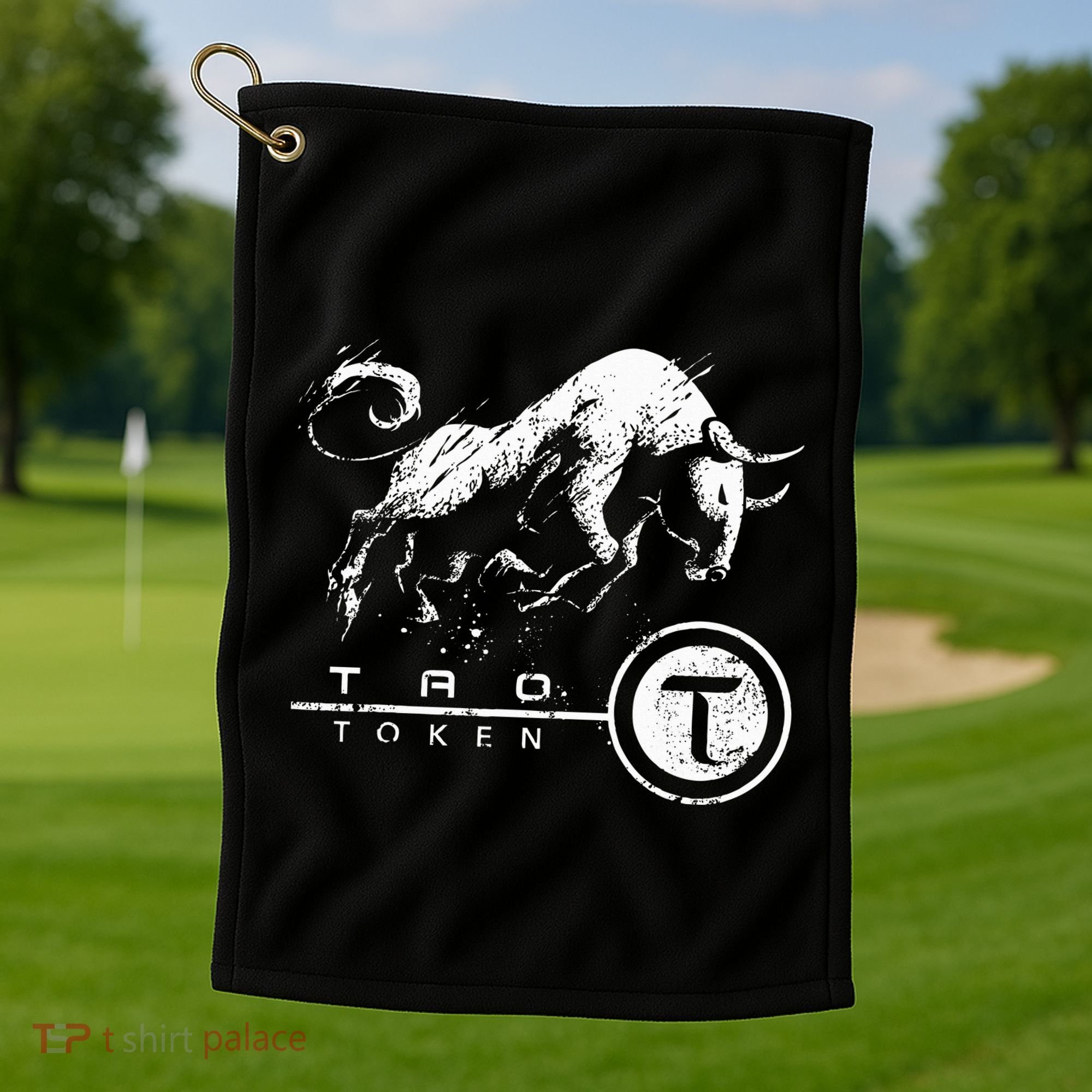 Tao Coin Bittensor Token In A Blockchain Crypto Bullrun Golf Towel
