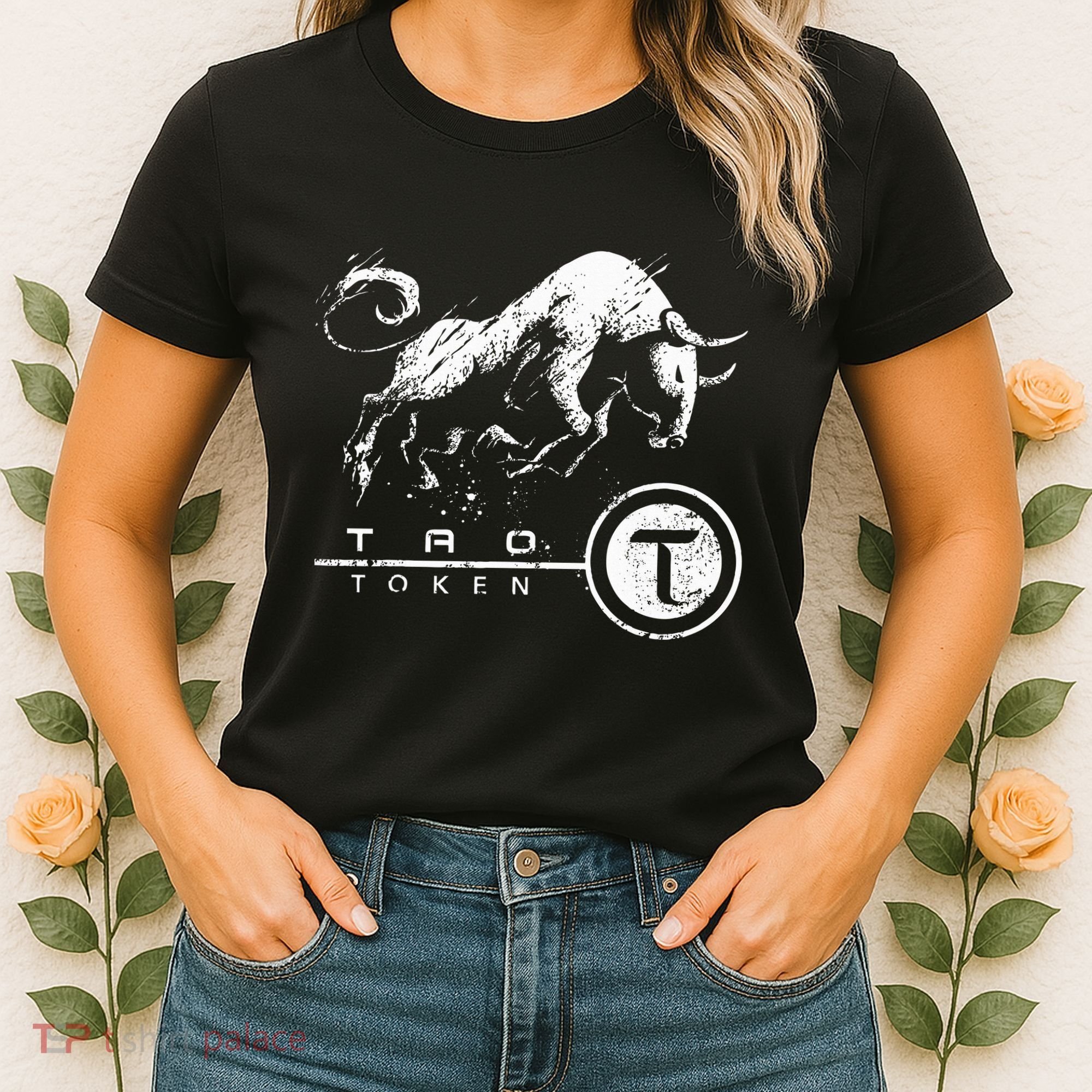 Tao Coin Bittensor Token In A Blockchain Crypto Bullrun Women's T-Shirt
